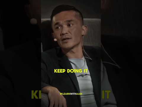 Sunil Chhetri about discipline 💯