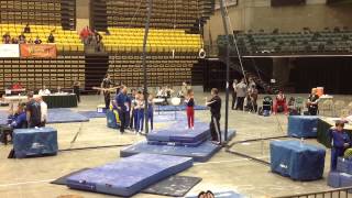 preview picture of video 'Jozen Brekhus 2014 Region IX USAG Gymnastics Championship Compilation'