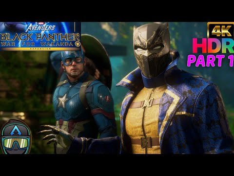 New Marvel's Avengers Black Panther War For Wakanda Story Walkthrough With EVERY SKIN Part 1 #4K#HDR