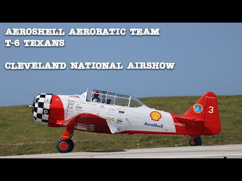 Aeroshell Aerobatic Team | T-6 Texans | Cleveland National Airshow | 2023