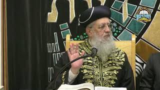 הקדמה להלכות בין המצרים I מרן הראשון לציון הגאון רבי דוד יוסף שליט"א (מוסדות יחווה דעת) - התמונה מוצגת ישירות מתוך אתר האינטרנט יוטיוב. זכויות היוצרים בתמונה שייכות ליוצרה. קישור קרדיט למקור התוכן נמצא בתוך דף הסרטון