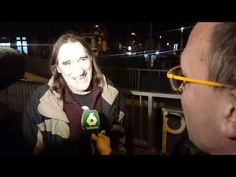 28-1-19 Entrevista a Fredi Bentanachs per La Secta al memorial Martí Marcó al carrer Bruc el 26-1-19