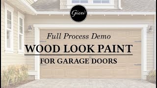 Giani Wood Look for Garage Doors: Full Demo