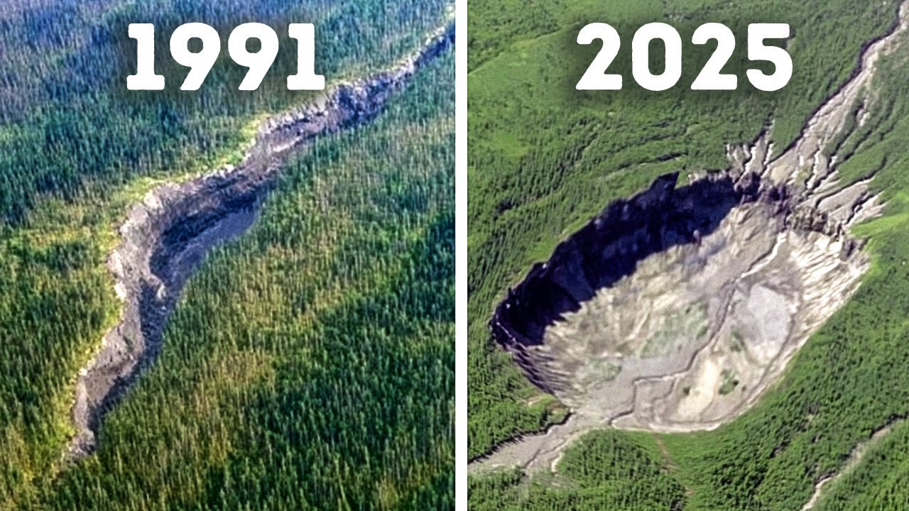 Таинственная дыра, которая продолжает поглощать лес - никто не может ее оста?