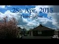 28 April 2015 Time Lapse April Showers