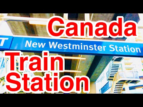 [Train Station] New Westminster Station Vancouver SkyTrain Expo Line Sep 7, 2021