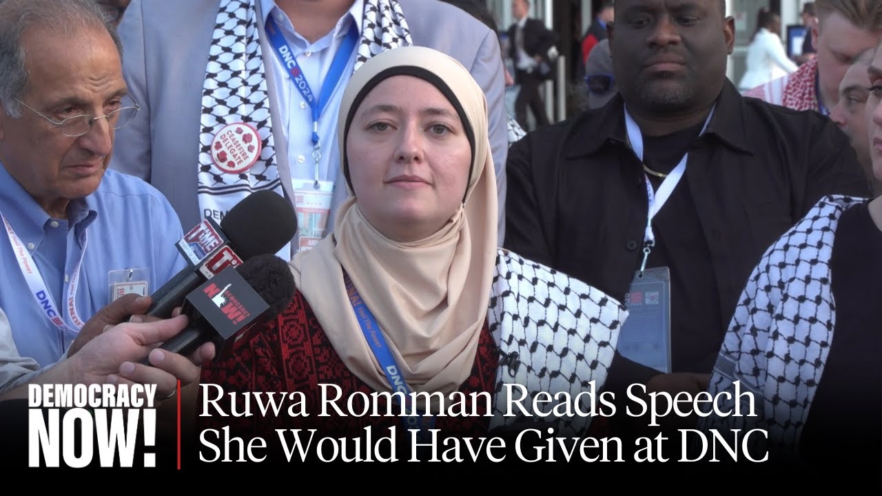 Watch: Palestinian American Lawmaker Gives Speech the DNC Wouldn't Allow on Stage