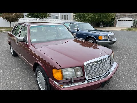 1983 Mercedes-Benz 300SD with 6886 miles and 1991 Mercedes-Benz 420SEL with 14,900 miles 9/30/22