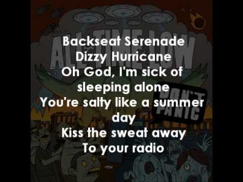 Backseat Serenade - All Time Low (Lyrics)