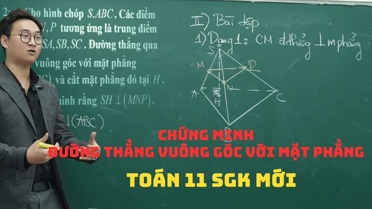 01.CHỨNG MINH ĐƯỜNG THẲNG VUÔNG GÓC VỚI MẶT PHẲNG