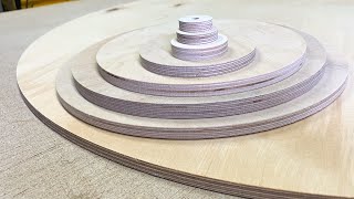 Perfect Circles In 3 Simple Ways | Woodworking tips