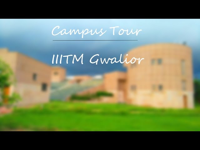 Indian Institute of Information Technology and Management Gwalior видео №1