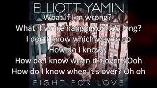 How Do I Know - Elliott Yamin Lyrics