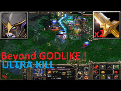 DotA - Phantom Assassin, Mortred Beyond GODLIKE (Ultra Kill) DIVINE x2