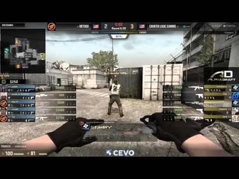 Counter-Logic Gaming vs Method Game 1 (CEVO-P CS:GO Season 8) - Misled & LATORR