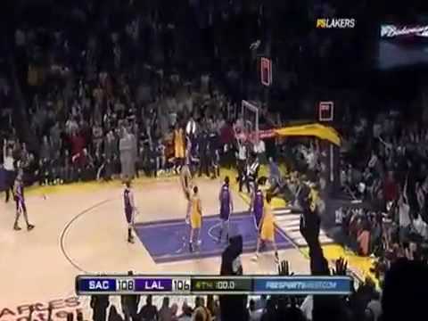 Kobe buzzer beater on Kings 1/1/10