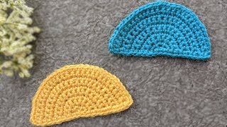 Crochet Semi-Circle (Half-Circle)