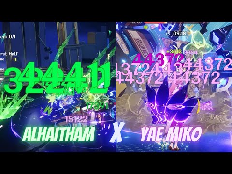 RERUN !! ALHAITHAM OR YAE MIKO ? | WHY NOT BOTH ?? | ALHAITHAM - YAE MIKO Aggravate VS Asimon 12-3