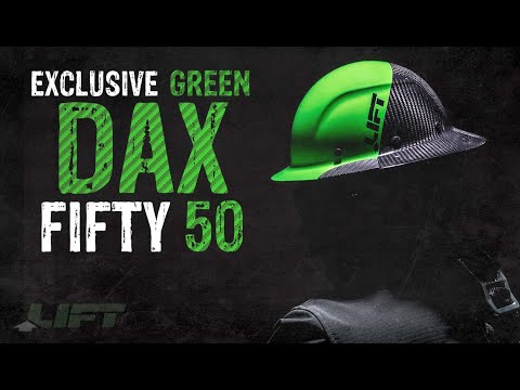 Lift Safety DAX Fifty 50 Carbon Fiber Full Brim Hard Hat