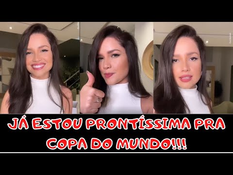 JULIETTE já começou a se preparar pra COPA DO MUNDO em grande estilo...