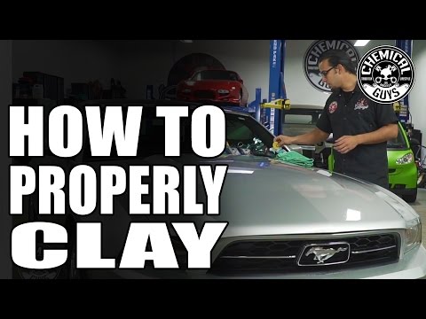 How To Properly Clay Bar Your Car - Convertible Mustang - Chemical Guys