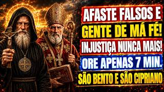 🛑SÃO BENTO E SÃO CIPRIANO DE CARTAGO: AFASTE OS FALSOS, OS TRAIDORES E TODOS OS QUE AGEM DE MÁ-FÉ