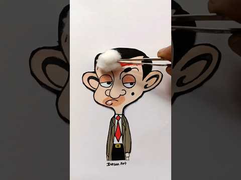 Mr. Bean's mind refresh 👀 #shorts #art #viral