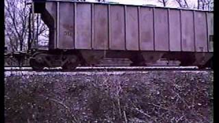 preview picture of video 'Q691 dashing through the snow (flurries) at Sevier, NC (1992)'