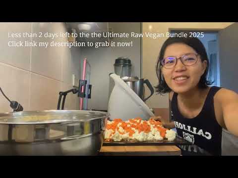 Dehydrator Magic! How To Make Loaded cauliflower nachos (with refried sweet potato) 🍠 and Raw Vegan!