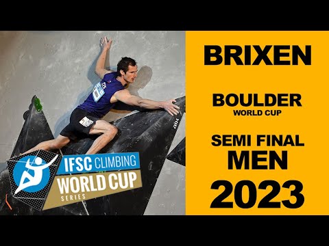 CUT 🚨 IFSC Semifinals Mens Brixen Bouldering Workd Cup 2023