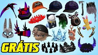RÁPIDO! 31 ITENS FÁCIL DE GANHAR GRÁTIS NO ROBLOX COM MUITAS CÓPIAS!!! (Fácil & Rápido) EM 2026