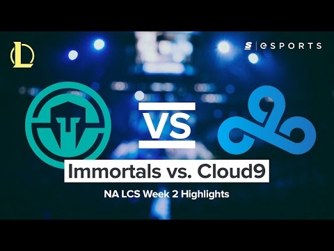HIGHLIGHTS: Immortals vs. Cloud9 (2017 NA LCS Spring)
