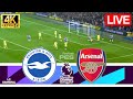 🔴BRIGHTON VS ARSENAL🟡LIVE⚽PREMIER LEAGUE 2023/24 FULL MATCH TODAY HIGHLIGHTS PS4/PC PES21
