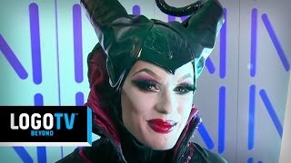 Maleficent Make-Up How-To with Ivy Winters - NewNowNext - LogoTV