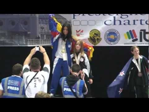 2012 ITF TKD World Cup Brighton - Diana CHISALITA / Romania - Best pre-junior female, coloured belts