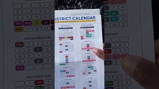 DPSCD Calendar 2025