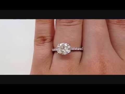 2.00 ctw Round Cut H SI2 Diamond Engagement Ring - BigDiamondsUSA