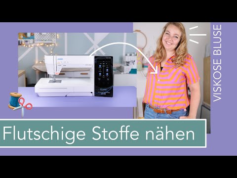 Viskose & feine Stoffe nähen – meine Näh-Tipps