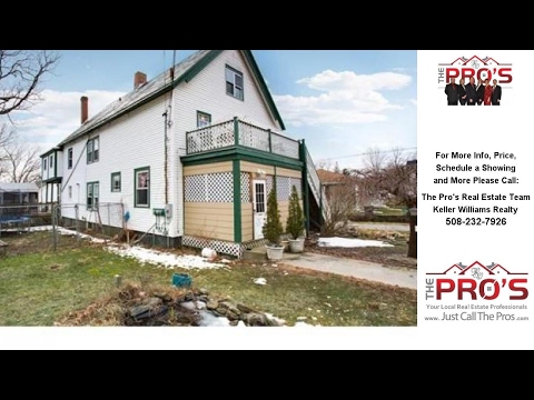281 Marcy St, Southbridge, MA Presented by The Pro's Real Estate Team.