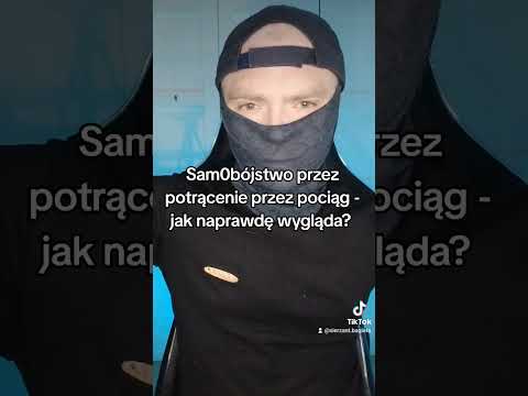 Sam0bój na torach - jak to wygląda? #bagieta #policja #shorts #pociag #kolej