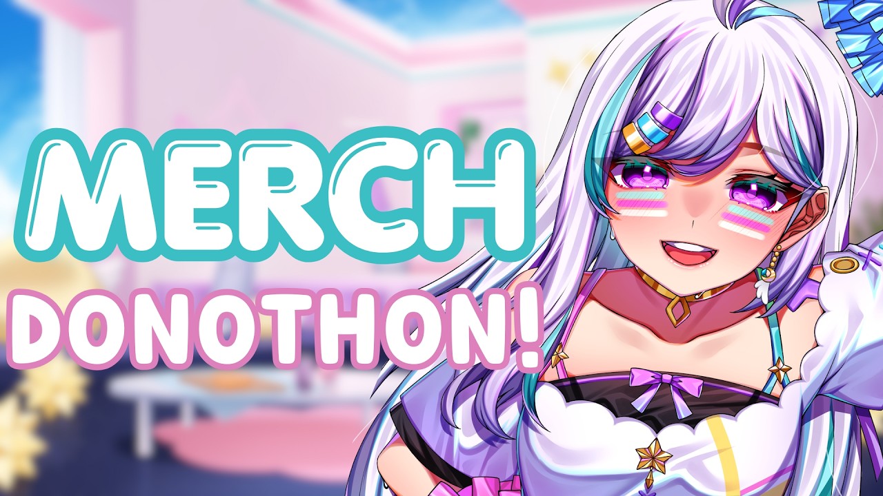 MIERCH DONOTHON! Let me cheer for you 24/7 with NEW MERCH 🥳