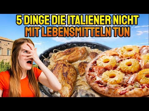 5 Dinge die Italiener nicht mit Lebensmitteln tun