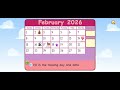 Starfall Calendar February 18 2026