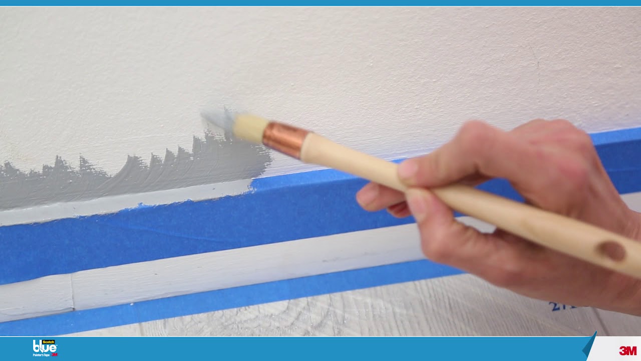 Utiliser le scotch BLUE pour peindre un mur
