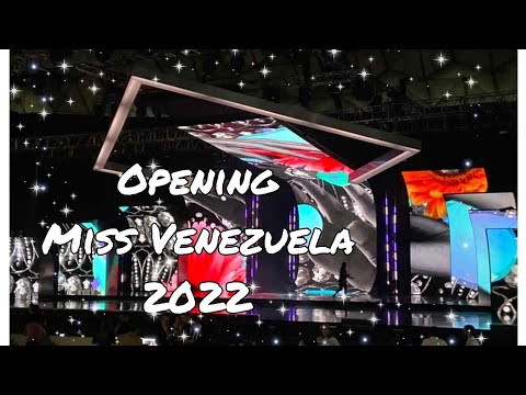 Opening Miss Venezuela 2022 / Así fué el Opening Del Miss Venezuela con Amanda Dudamel