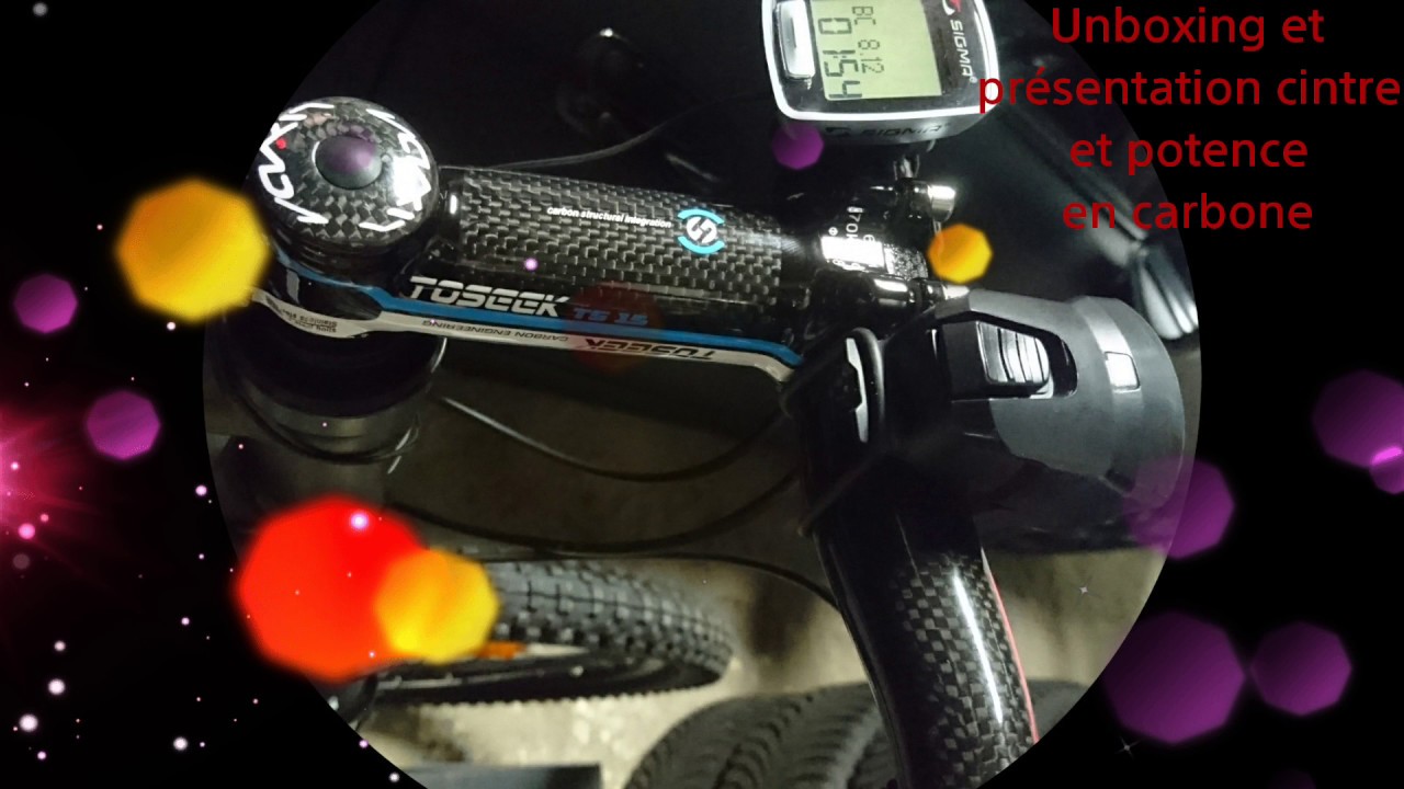 Unboxing et présentation cintre et potence en carbone pour vtt