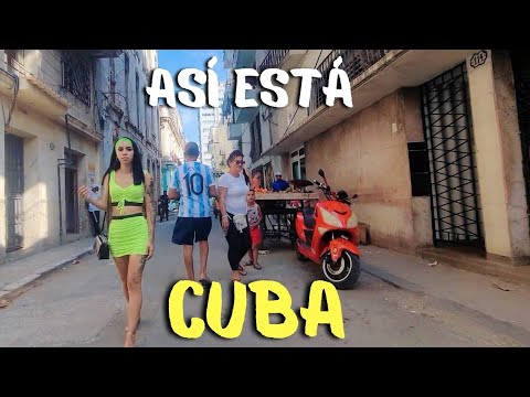 Así está CUBA ACTUALMENTE 2024/Recorrido por las calles de La Habana Vieja 🇨🇺