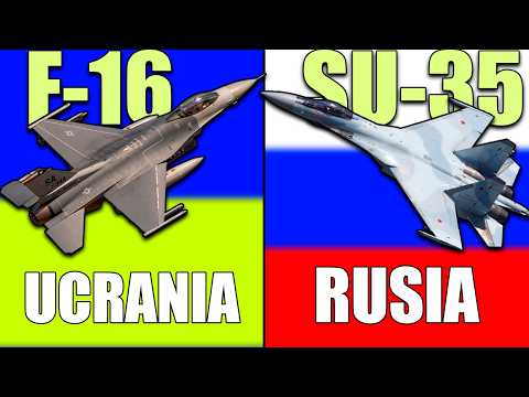 Así utiliza Ucrania los F-16 frente a los superiores Su-35 Rusos