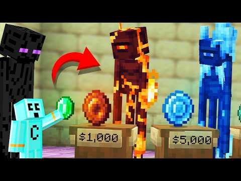 Minecraft but you Buy Endermen