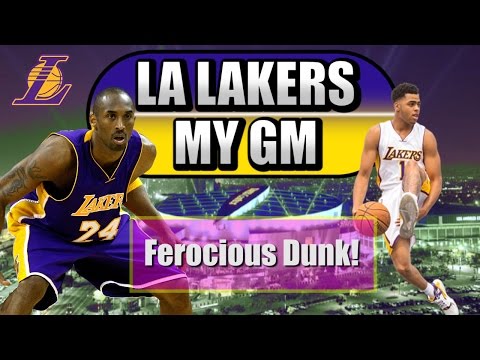 NBA 2K16 LA Lakers MY GM Ep. #3 - Kobe's FEROCIOUS Dunk!